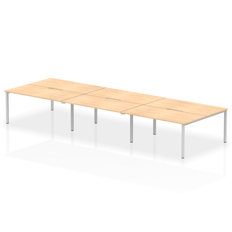 Evolve Plus B2B Bench Desk - 6 Person - Image 29
