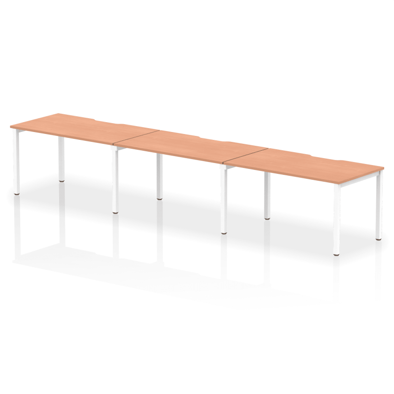 Evolve Plus Single Row Bench Desk - 3 Person - Image 14