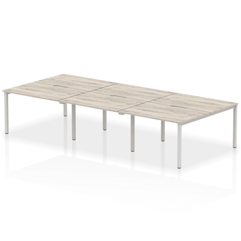 Evolve Plus B2B Bench Desk - 6 Person - Image 3