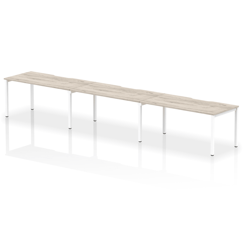 Evolve Plus Single Row Bench Desk - 3 Person - Image 28