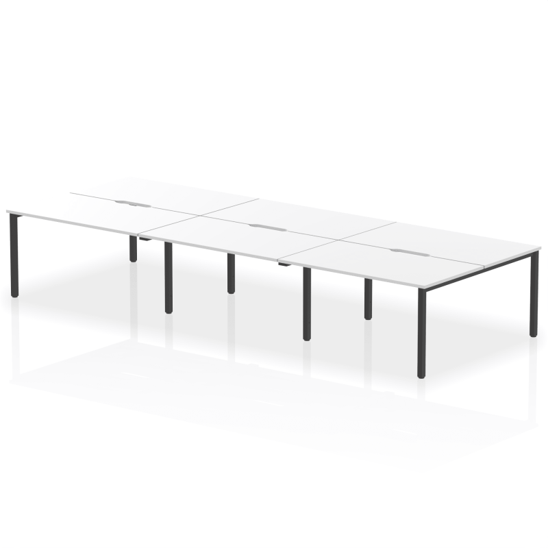 Evolve Plus B2B Bench Desk - 6 Person - Image 47