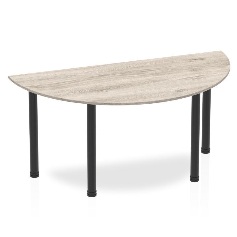 Impulse Semi-Circle Table With Post Leg - Image 6