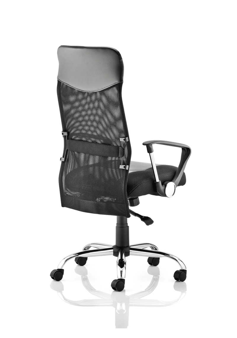 Vegas High Back Black Executive Office Chair with Arms - Image 7