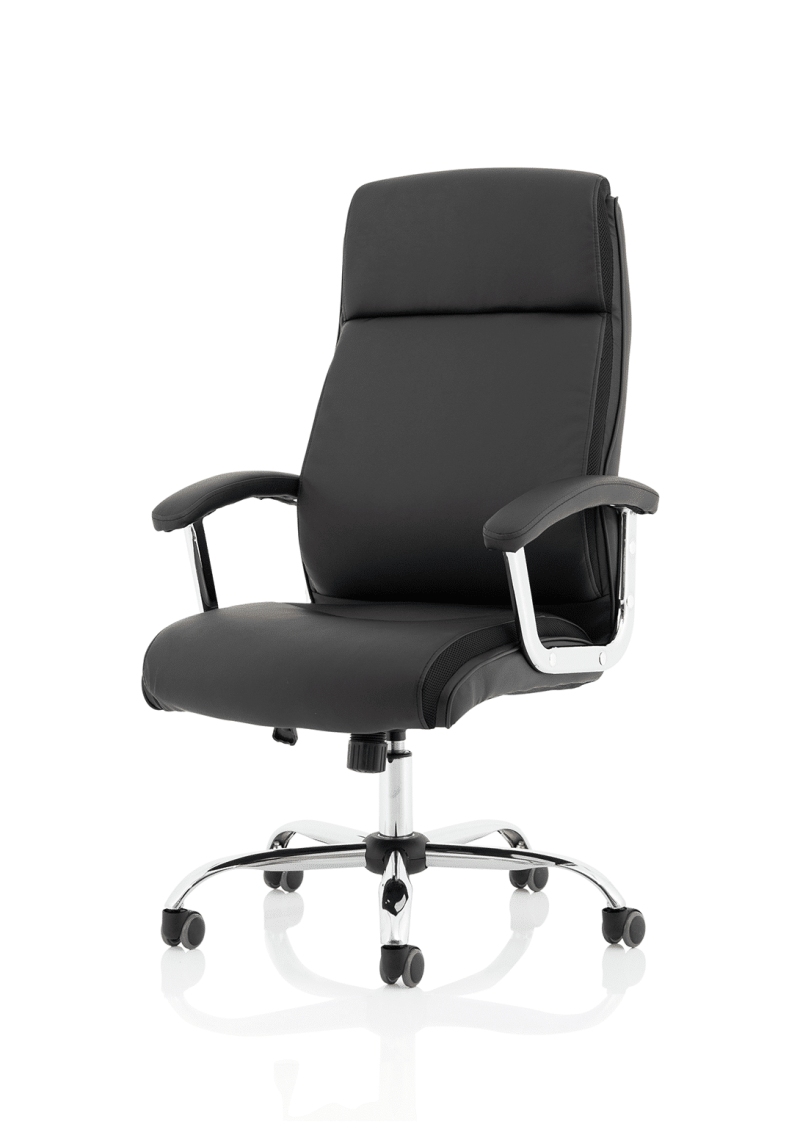 Hatley High Back Black Leather Executive Office Chair with Arms - Image 3