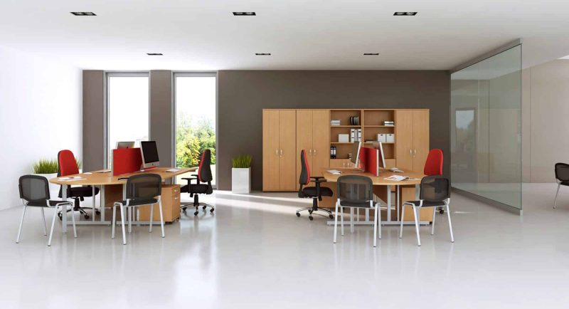 Impulse 1200mm Straight Desk Cantilever Leg - Image 21