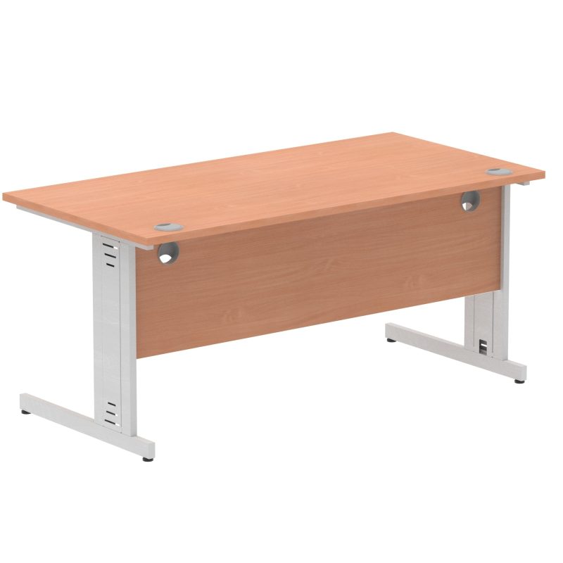 Impulse 1600mm Straight Desk Cable Managed Leg - Image 18