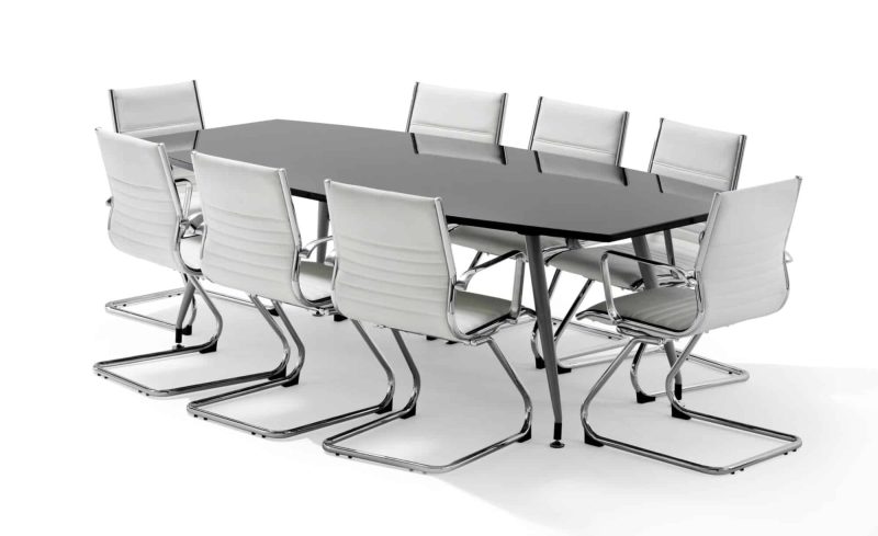 High Gloss Writable Boardroom Table - Image 2