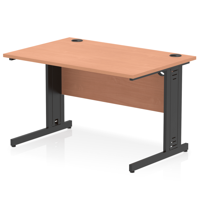 Impulse 1200mm Straight Desk Cable Managed Leg - Image 106