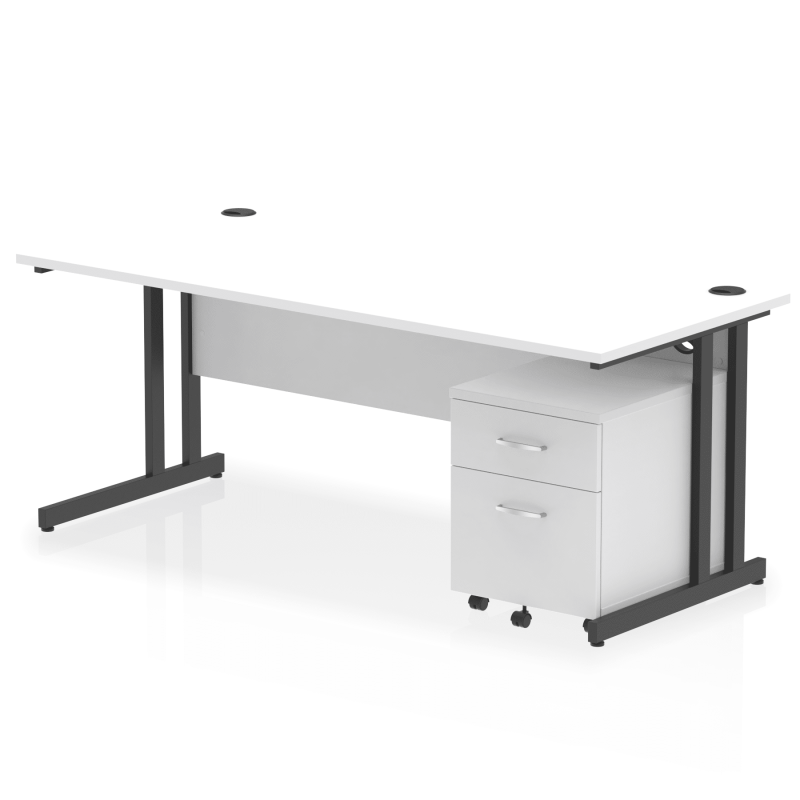 Impulse 1800mm Cantilever Straight Desk With Mobile Pedestal - Image 23