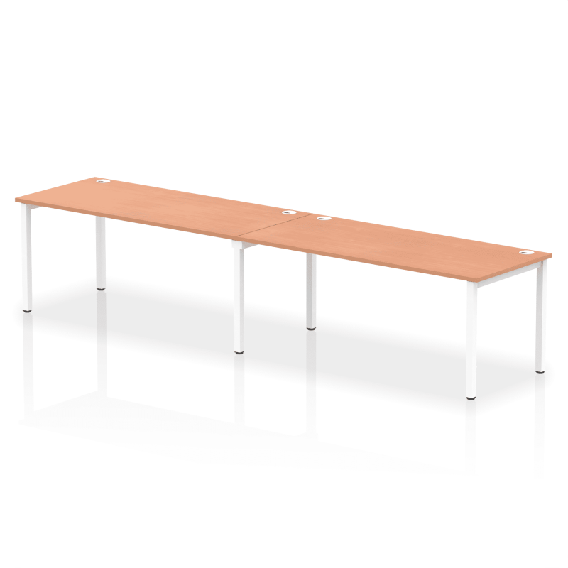 Impulse Single Row Bench Desk - 2 Person - Image 49