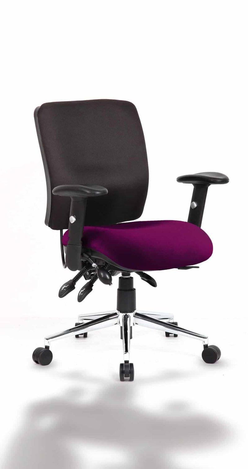 Chiro Medium Back Task Operator Office Chair - Image 80