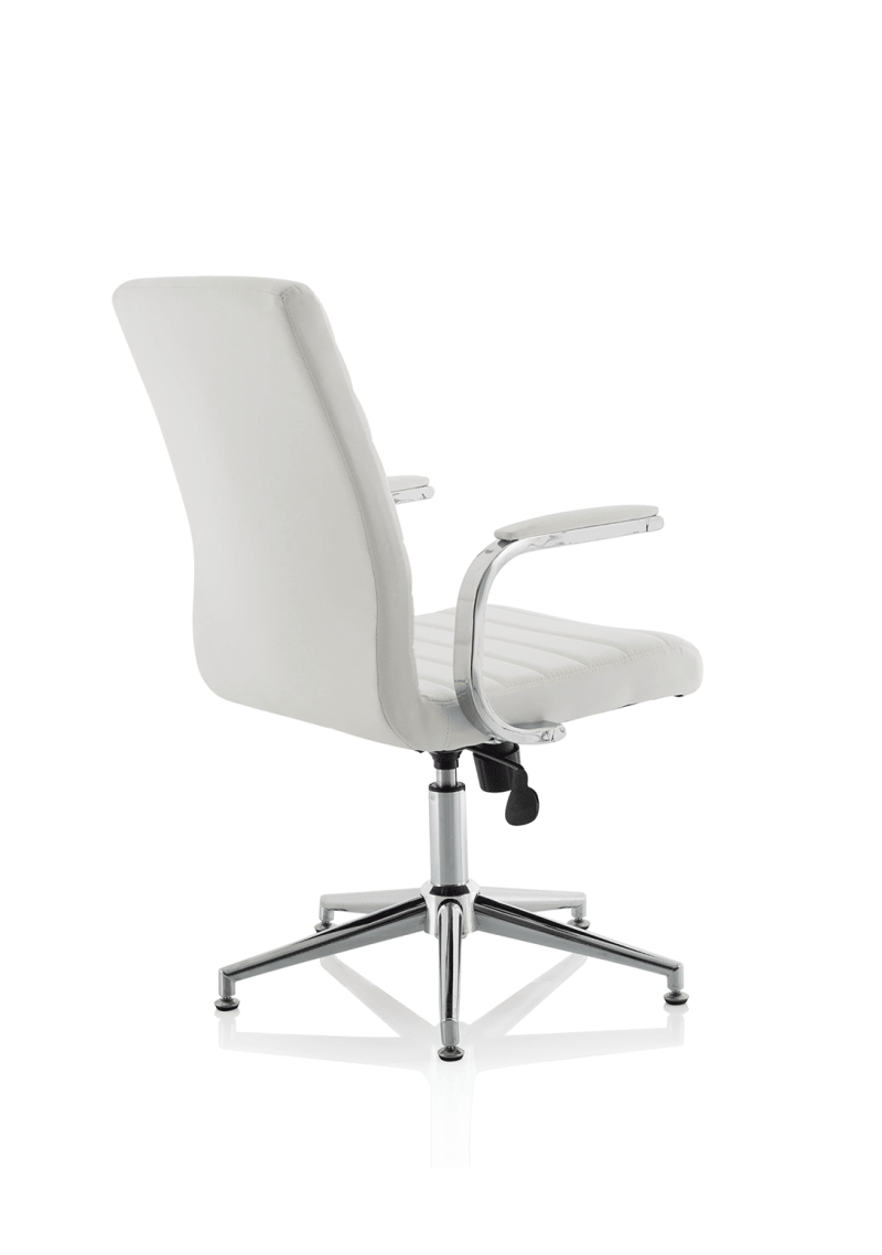 Ezra Medium Back Leather Executive Office Chair with Arms - Image 53