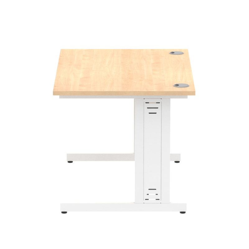 Impulse 1200mm Straight Desk Cable Managed Leg - Image 95