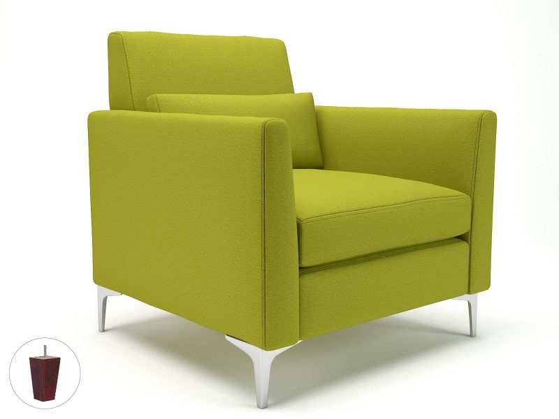 Roselle 90cm Wide Armchair in Warwick Dolly Fabric - Image 7