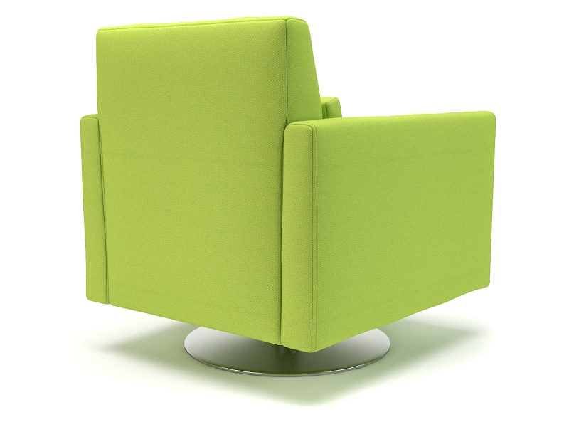 Roselle 90cm Wide Swivel Armchair in Camira Era Fabric - Image 12