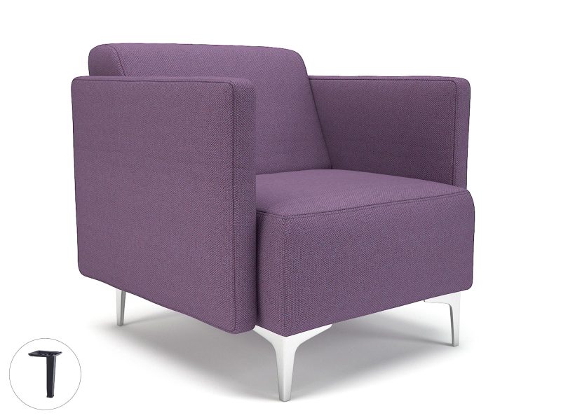 Napa Slim Arm 75cm Wide Armchair in Camira Era Fabric - Image 88