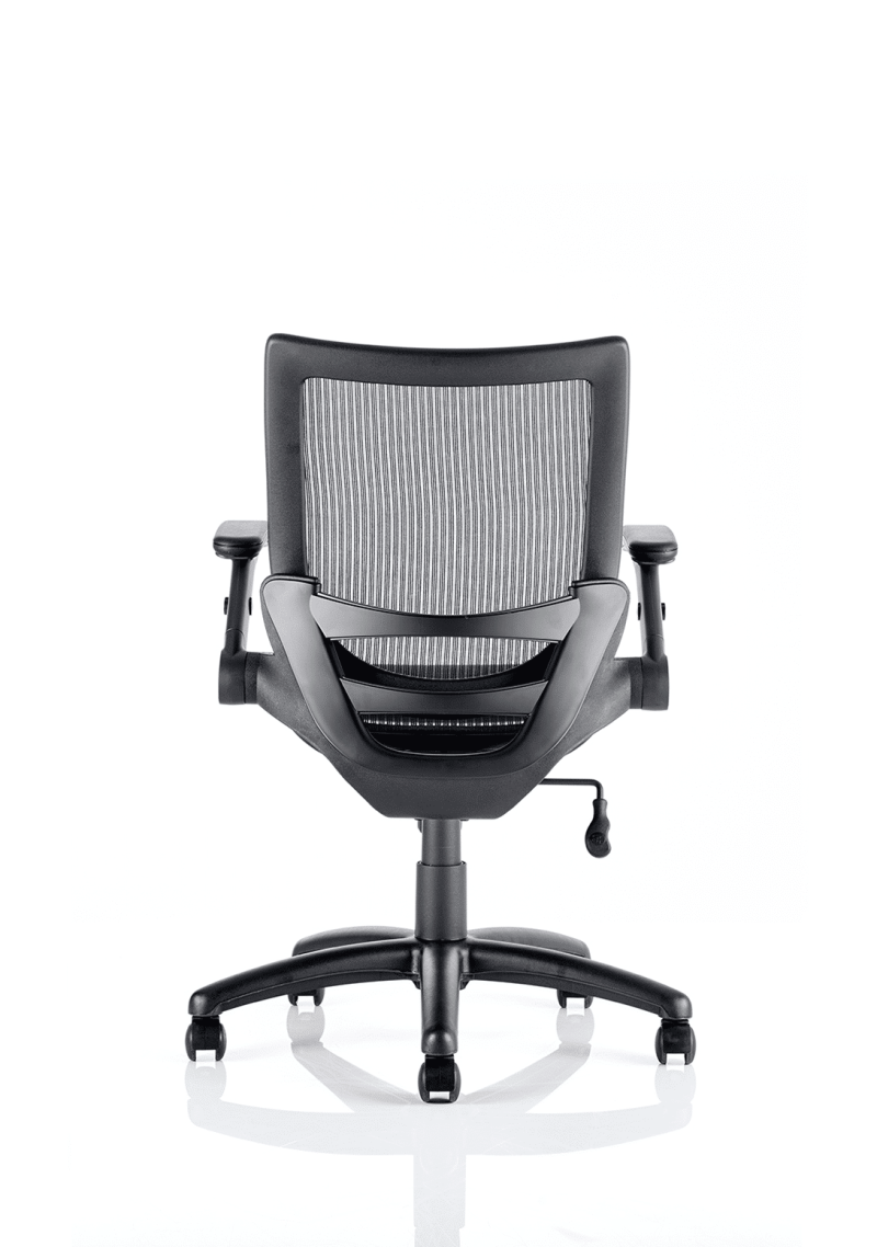 Fuller Medium Mesh Back Task Operator Office Chair with Folding Arms - Image 5