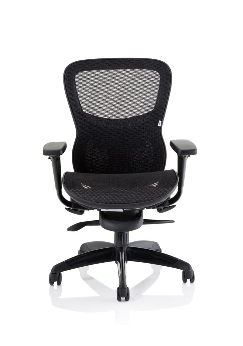 Stealth Shadow High Mesh Back Ergonomic Posture Chair with Arms - Image 6