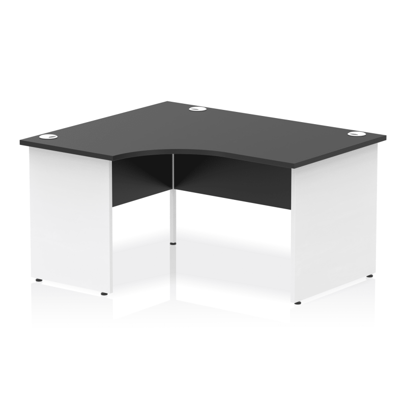 Impulse 1400mm Left Crescent Desk Panel End Leg - Image 13