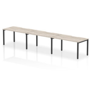 Evolve Plus Single Row Bench Desk - 3 Person - Image 44