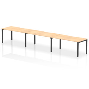 Evolve Plus Single Row Bench Desk - 3 Person - Image 51