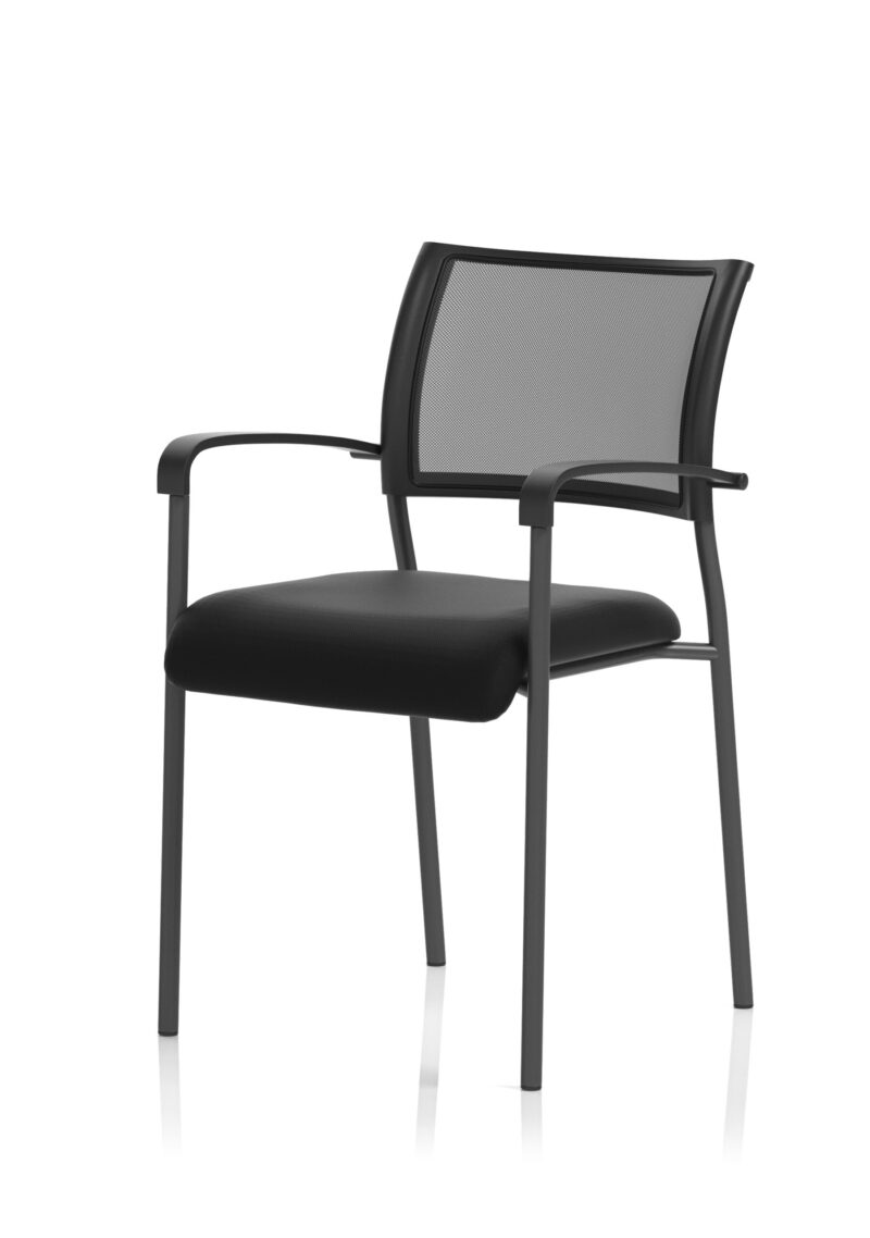 Brunswick Medium Back Stacking Visitor Office Chair - Image 3