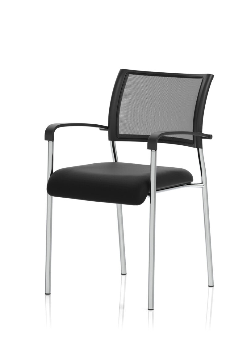Brunswick Medium Back Stacking Visitor Office Chair - Image 11
