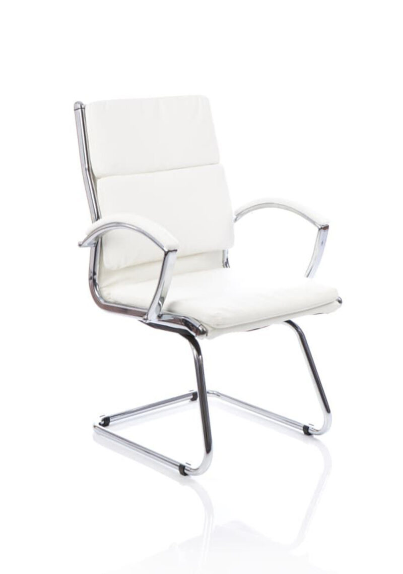 Classic Medium Back Cantilever Visitor Chair with Arms - Image 4