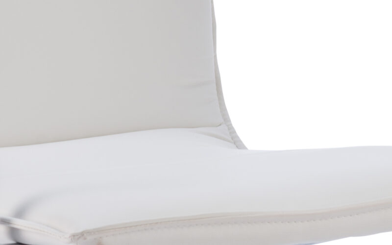Echo Medium Back Leather Cantilever Visitor Chair with Arms - Image 21