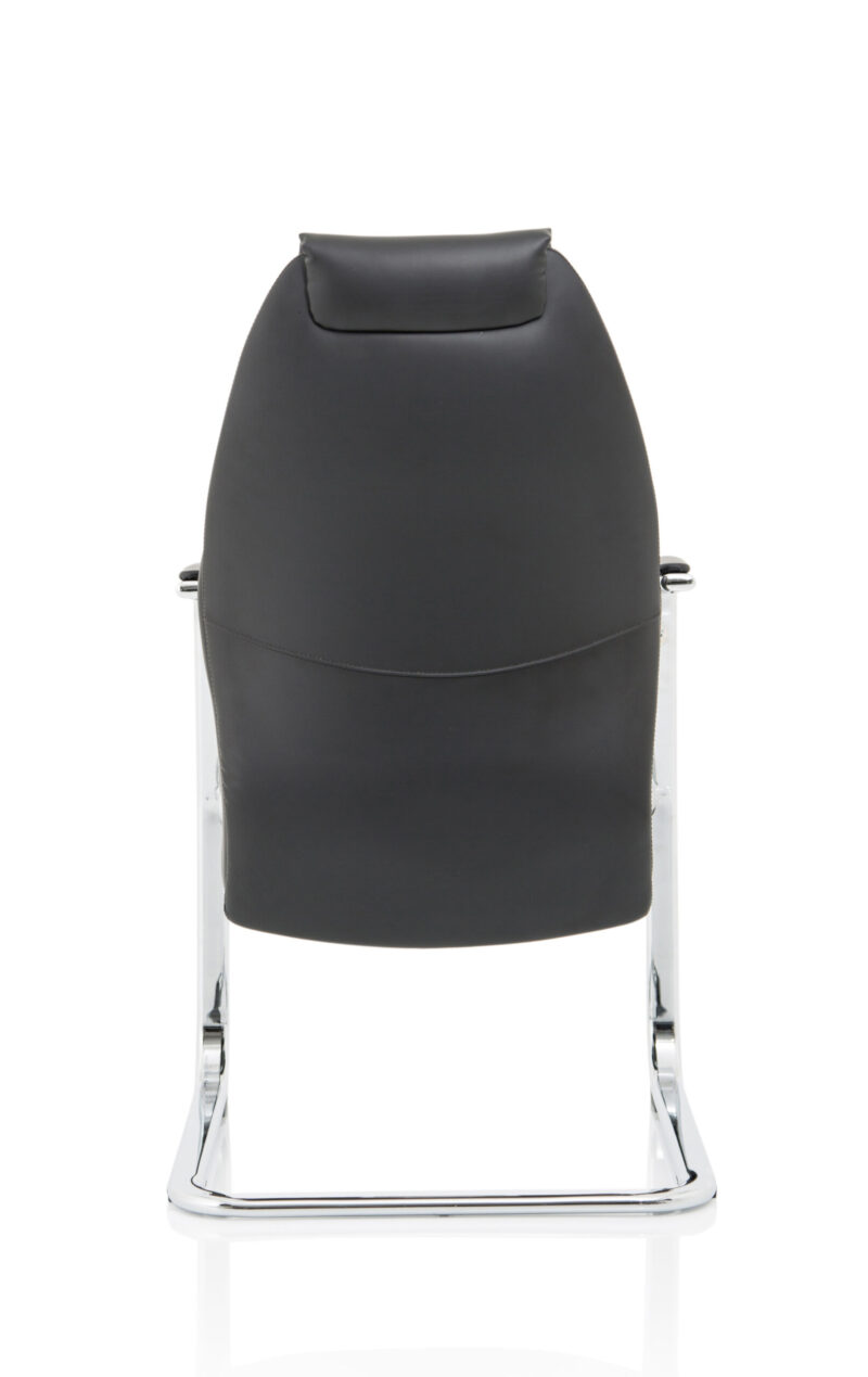 Mien High Back Leather Cantilever Visitor Office Chair - Image 10