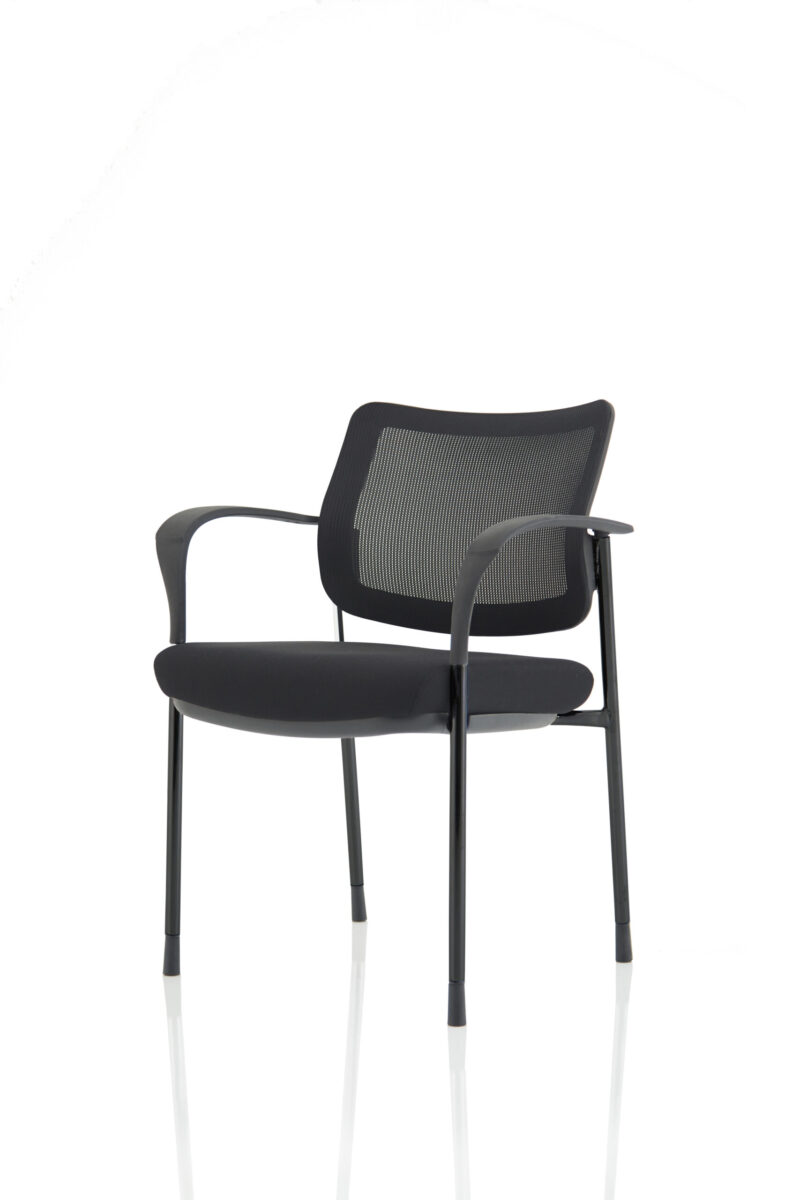 Brunswick Deluxe Medium Back Stacking Visitor Office Chair with Arms - Image 61