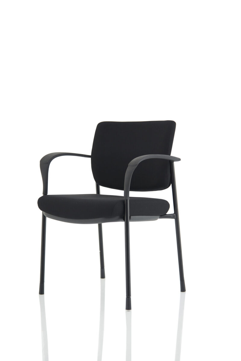 Brunswick Deluxe Medium Back Stacking Visitor Office Chair with Arms - Image 58