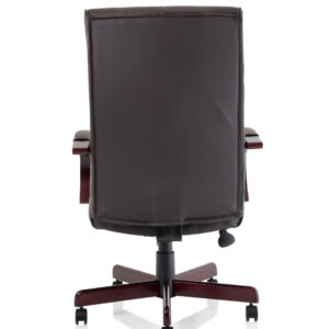 Chesterfield High Back Leather Executive Office Chair with Arms - Image 6
