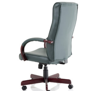Chesterfield High Back Leather Executive Office Chair with Arms - Image 21