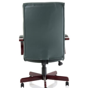 Chesterfield High Back Leather Executive Office Chair with Arms - Image 22