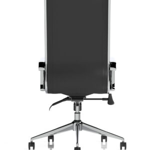 Savoy High Back Executive Black Leather Office Chair with Arms - Image 6