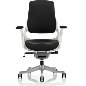Zure High Back White Shell Executive Office Chair with Arms - Image 13