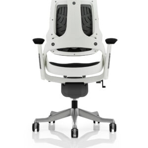 Zure High Back White Shell Executive Office Chair with Arms - Image 15