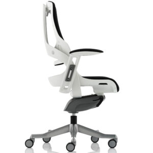 Zure High Back White Shell Executive Office Chair with Arms - Image 16