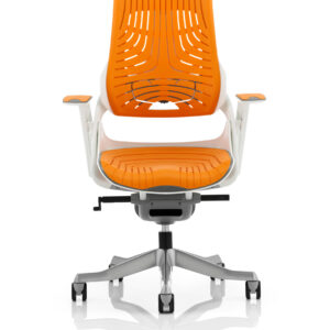 Zure High Back White Shell Executive Office Chair with Arms - Image 20