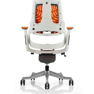 Zure High Back White Shell Executive Office Chair with Arms - Image 22