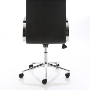 Ezra Medium Back Leather Executive Office Chair with Arms - Image 3