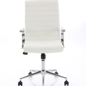 Ezra Medium Back Leather Executive Office Chair with Arms - Image 15