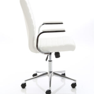 Ezra Medium Back Leather Executive Office Chair with Arms - Image 18