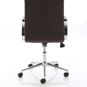 Ezra Medium Back Leather Executive Office Chair with Arms - Image 30