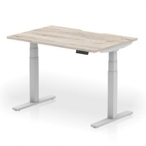 Air Scalloped Edge Height Adjustable Office Desk - Image 5