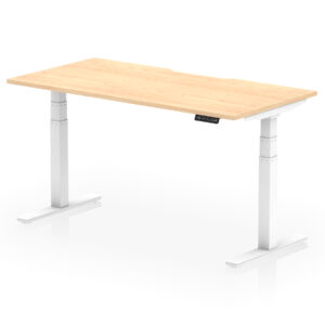 Air Scalloped Edge Height Adjustable Office Desk - Image 45