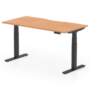 Air Scalloped Edge Height Adjustable Office Desk - Image 46