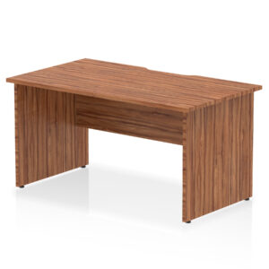 Impulse Scalloped Edge 1400mm Straight Desk Panel End Leg - Image 6