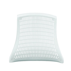 Flex Medium Back White Frame Task Operator Office Chair with Arms - Image 18